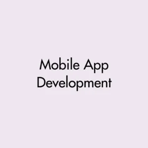 Mobile App Development Services
